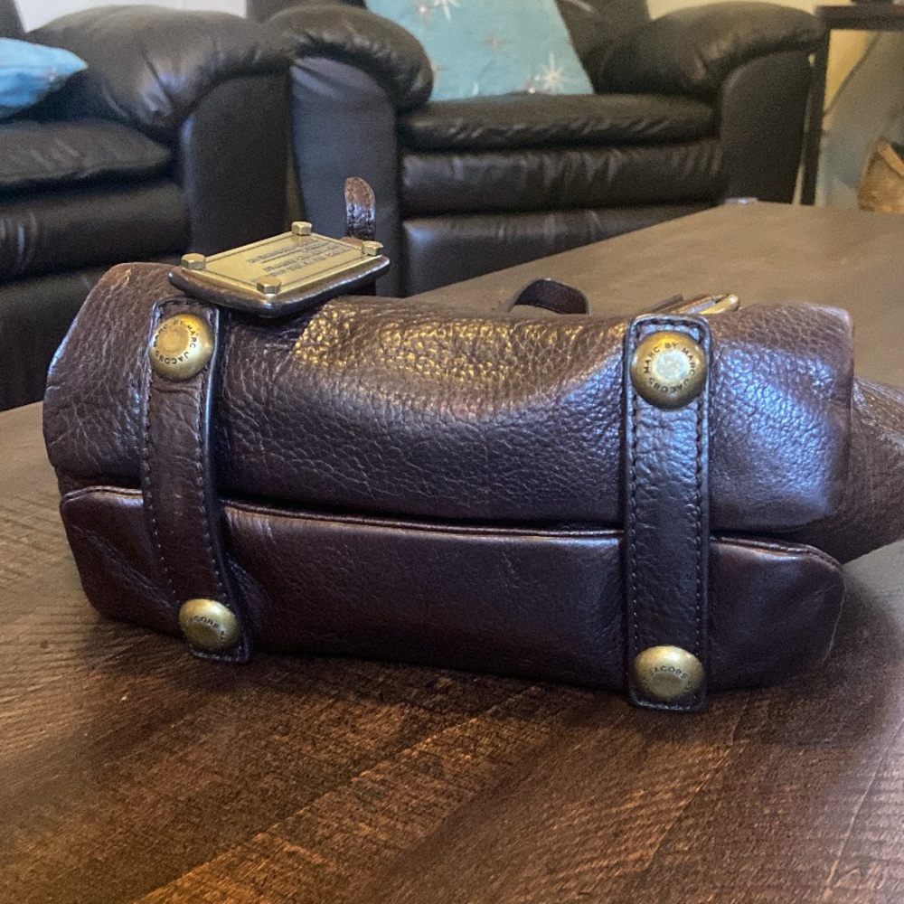 Brown Leather Handbag Marc by Marc Jacobs - Picture 5 of 9